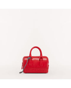 Furla Candy Mini Handbag Red 100% Recycled Materials