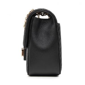 FURLA Pop Star Crossbody Bag Napa Genuine Leather Black