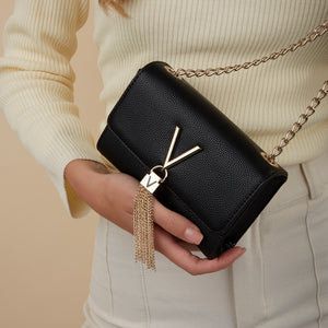 Valentino Bags Cross Body Divina Black and Gold