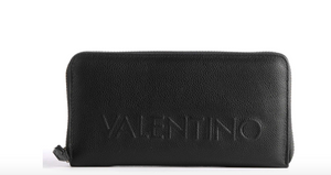 Valentino Bags Prunus Zip around Wallet Black