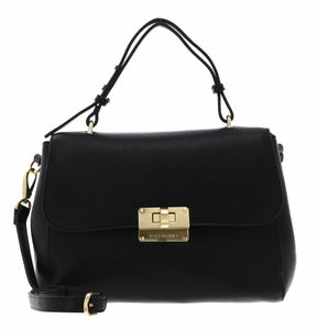 VALENTINO BAGS SYNTHETIC RECYCLED LEATHER TOTE BAG - LINDIEN BLACK