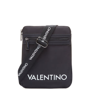 Valentino Bags Kylo Men Crossbody Bag in Black Small with Branded Logo