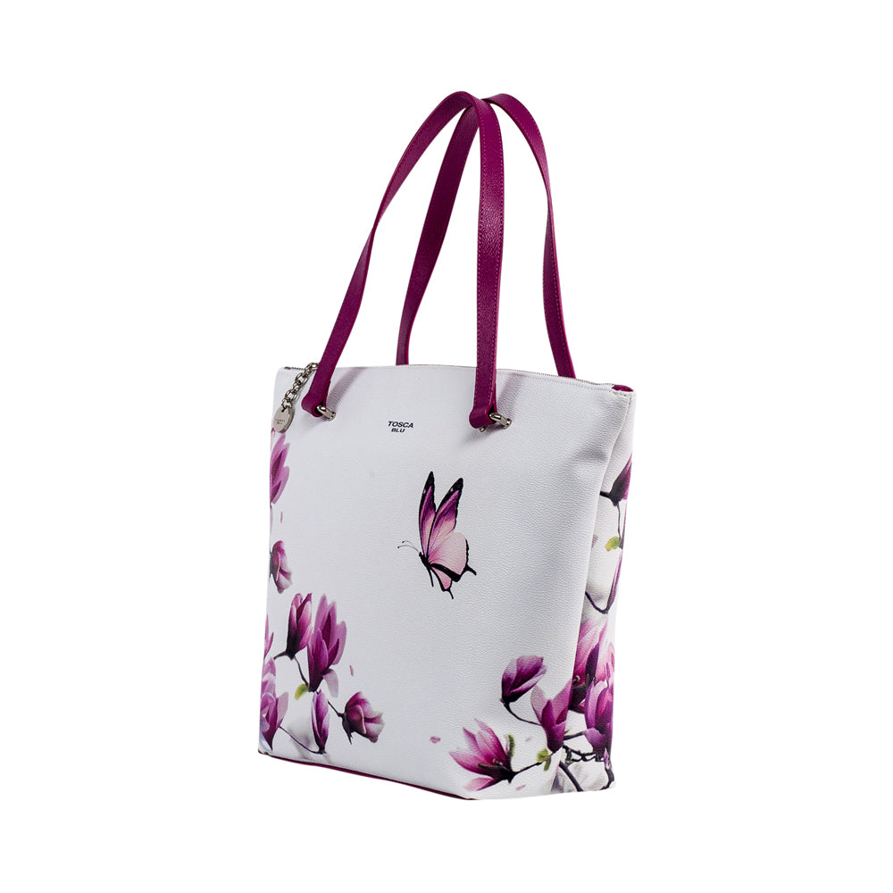 Tosca Blu Tote Bag - Fuchsia | Ladies Handbag | TOSCA BLU | Fashion2B