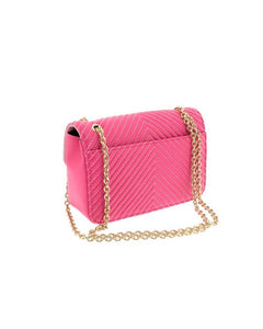 FURLA Pop Star Crossbody Bag Napa Genuine Leather Pink