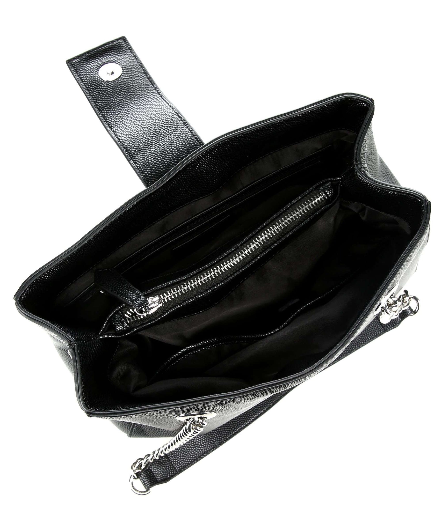 Valentino Bags Divina Shoulder Bag Black Synthetic Medium